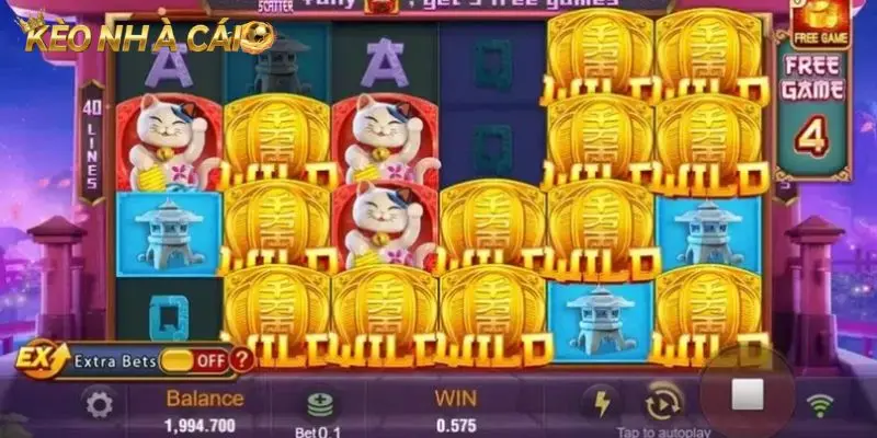 Cơ chế nổ hũ liên hoàn của chú mèo may mắn